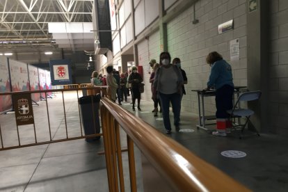 Entrada al Palacio de los Juegos Mediterráneos de la capital almeriense.