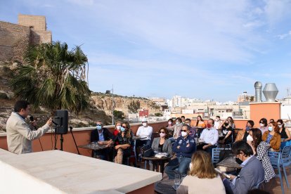 El monologuista Alvarito durante su actuación.