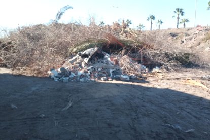 La deteriorada imagen de algunas zonas de la ribera.