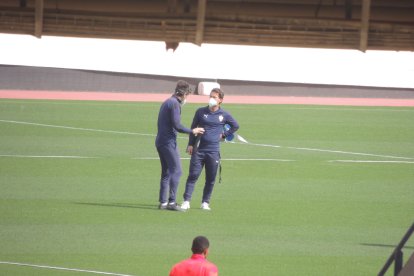 Fortes y Rubi estuvieron charlando unos minutos.