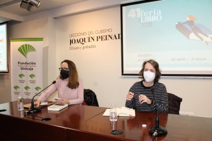 Antonia Sánchez Villanueva y Marta Sanz.