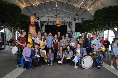 Los gigantes en la Feria del año 2016.