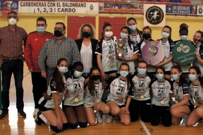 Equipo cadete femenino B.