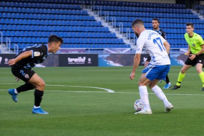 Una jugada del partido.