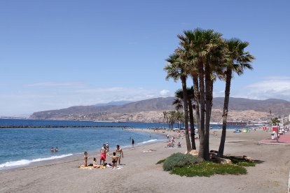 Familias en la Costa de Almería.
