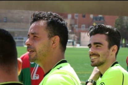 Un momento especial antes de comenzar su último partido.