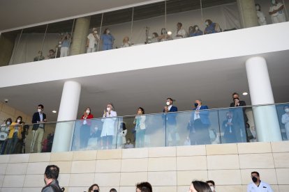 Aplausos tras la actuación.