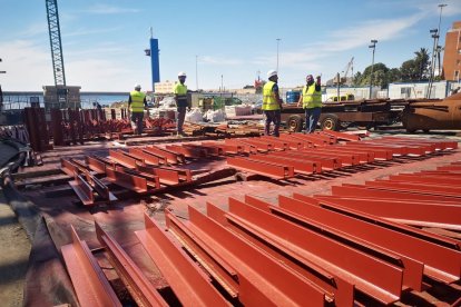 Obras en el Cablé Inglés, en la capital.
