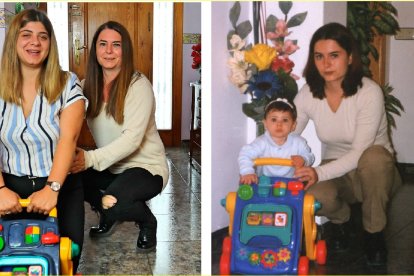 Mari Angeles Giménez Carreño y su hija Laura.