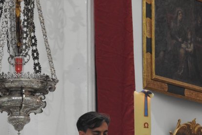 El rector del santuario diocesano del Saliente.