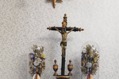 Detalle de una de las estancias del ala restaurada.