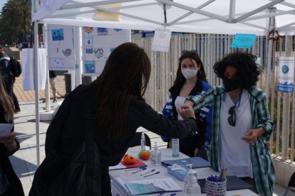 Los almerienses muestran todo su apoyo a la familia