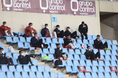 Los suplentes del Almería.