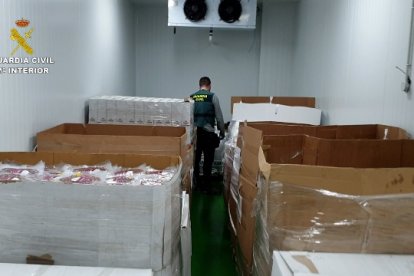 En la provincia se han encontrado envases con productos ibéricos que presentaban irregularidades.