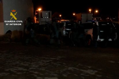 Operativo de la Guardia Civil.