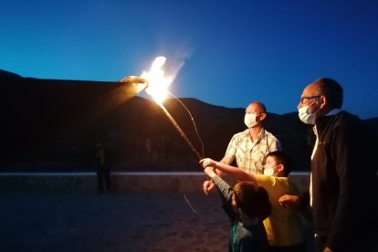 Imagen de la Noche de los Candiles en pandemia.