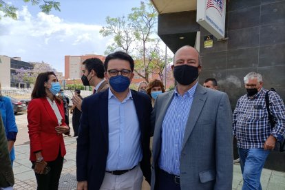 Manolo Guzmán, diputado provincial de Cultura, junto al ex alcalde Luis Rogelio Rodríguez-Comendador.