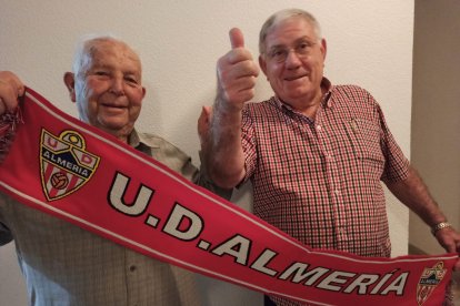 José Tortosa y José M. Cantón, pasión por el Almería.