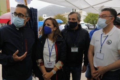 La Diputación también ha estado presente en la salida.