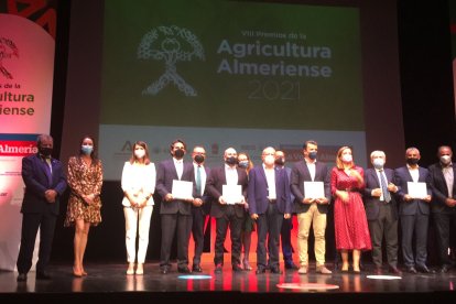 Foto de familia tras concluir la gala.