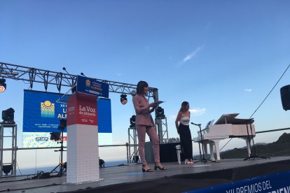 La periodista Marta Rodríguez, conductora de la gala.