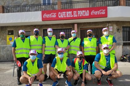 Grupo de voluntarios abulenses.