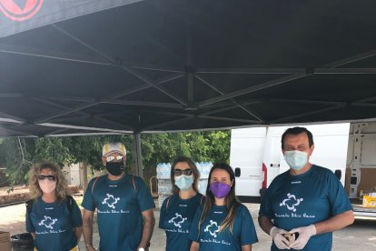 Punto de avituallamiento en Abla.