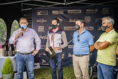 El acto de la entrega de premios.