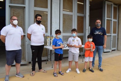 El momento de la entrega de trofeos siempre es el más especial.
