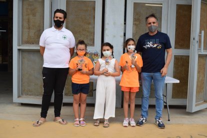 Ellas también disfrutaron de la actividad en el Mediterráneo.