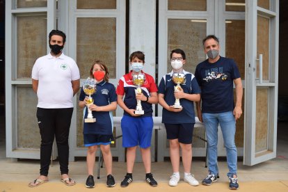 Trofeos para la historia de los talentos del ajedrez.