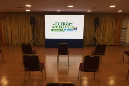 Todo listo para el congreso popular.