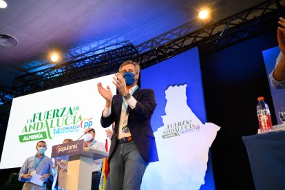 González Terol tras su intervención.