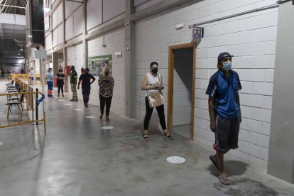 Interior del Palacio de los Juegos, de la capital.