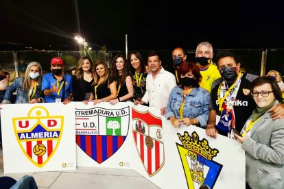 Almería, Extremadura, Sevilla y Cádiz posaron en la cena.