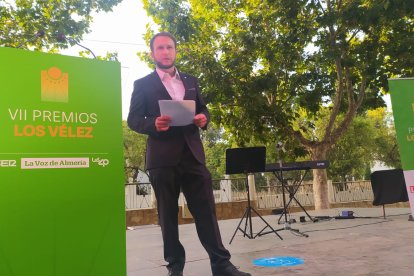 El periodista de LA VOZ Fernando Moldenhauer, conductor de la gala.