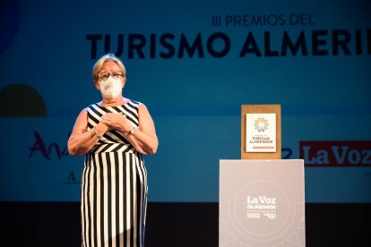 María Molina, muy emocionada.