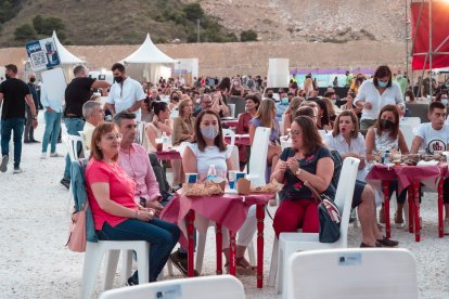 El público sentado esperando el comienzo del concierto de Bisbal
