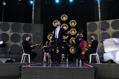 El tenor Juan de Dios Mateos sobre el escenario del Marble Music Fest