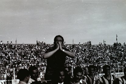 la famosa imagen de Maguregui, en blanco y negro.