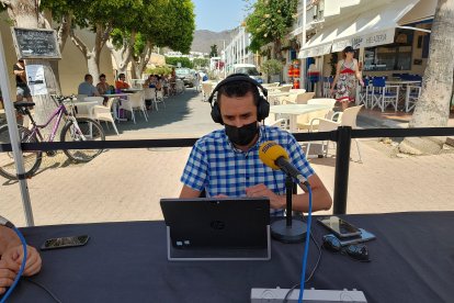 Fran García ultimando los detalles del programa