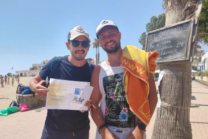 Adán y Miguel se han llevado el vale de la tienda Mr. Roger