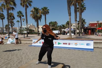 Rocío ha impartido una clase de Dancehall, estilo de baile jamaicano