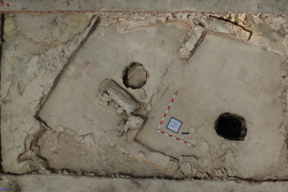 Imagen cenital de la vivienda morisca encontrada