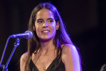 Ángeles Toledano, en un momento del concierto.