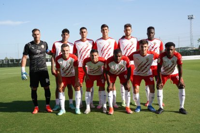 El once del Almería.