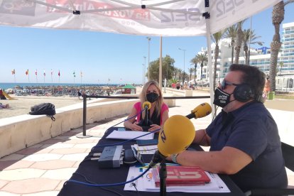 La edil de Presidencia, Rocío Sánchez, junto a Alfredo Casas