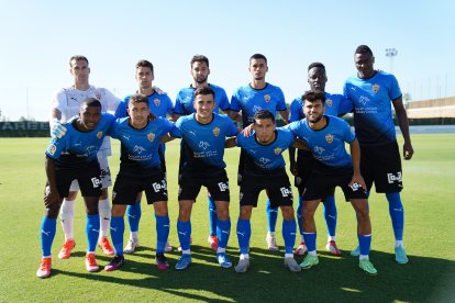 El último once de la pretemporada del Almería.