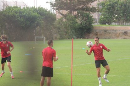 Ejercicios con el balón.