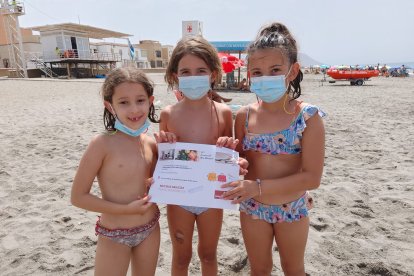 Candela, Emmna y Martina se llevaron el vale de Hiper Almanzora